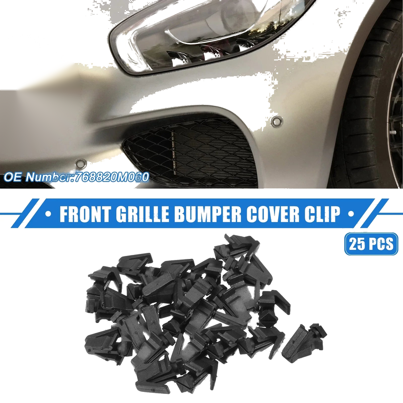 Nissan Altima 25 Pcs Front Grille Bumper Cover Clips (2002-2004)