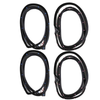 Door Rubber Weatherstrip Set 4 Fits Toyota Fortuner KUN51 TGN51 SUV 2004-15 D05