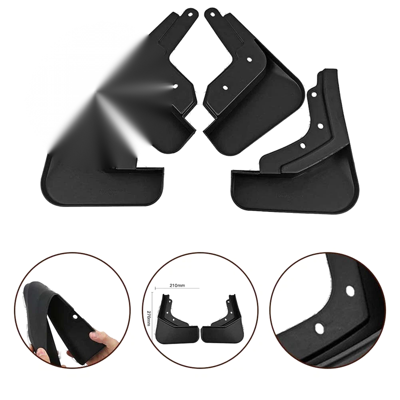 Model 2 Mudguard Covers / 4 × Splash Guards
