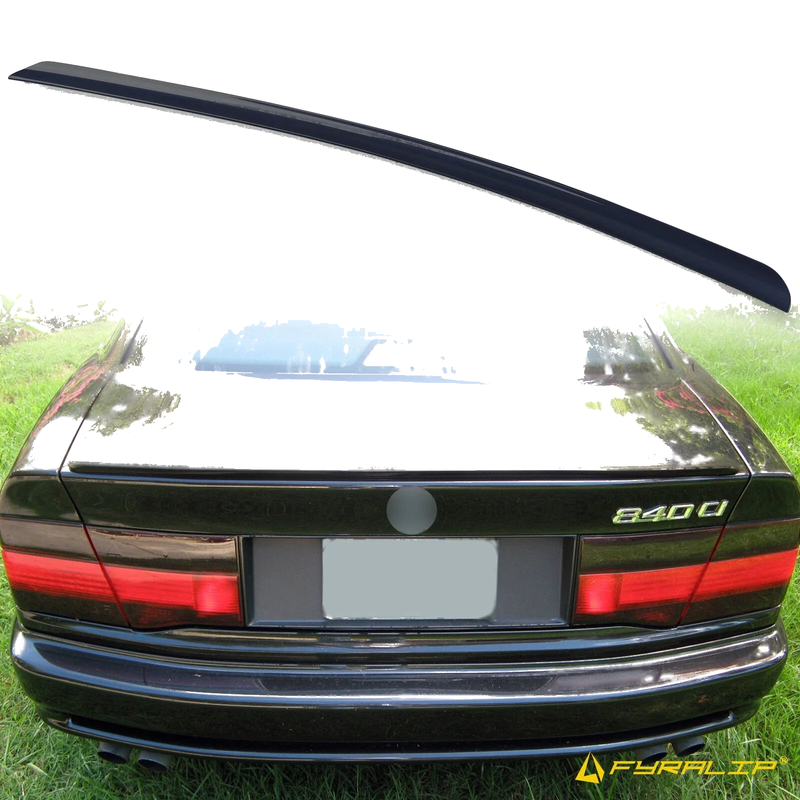 BMW 8 Series E31 303 Black Boot Lip Spoiler (1989-1999)