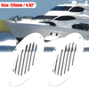 2 x 5 Inch Round Marine Boat Louvered Ventilation Panel Cover