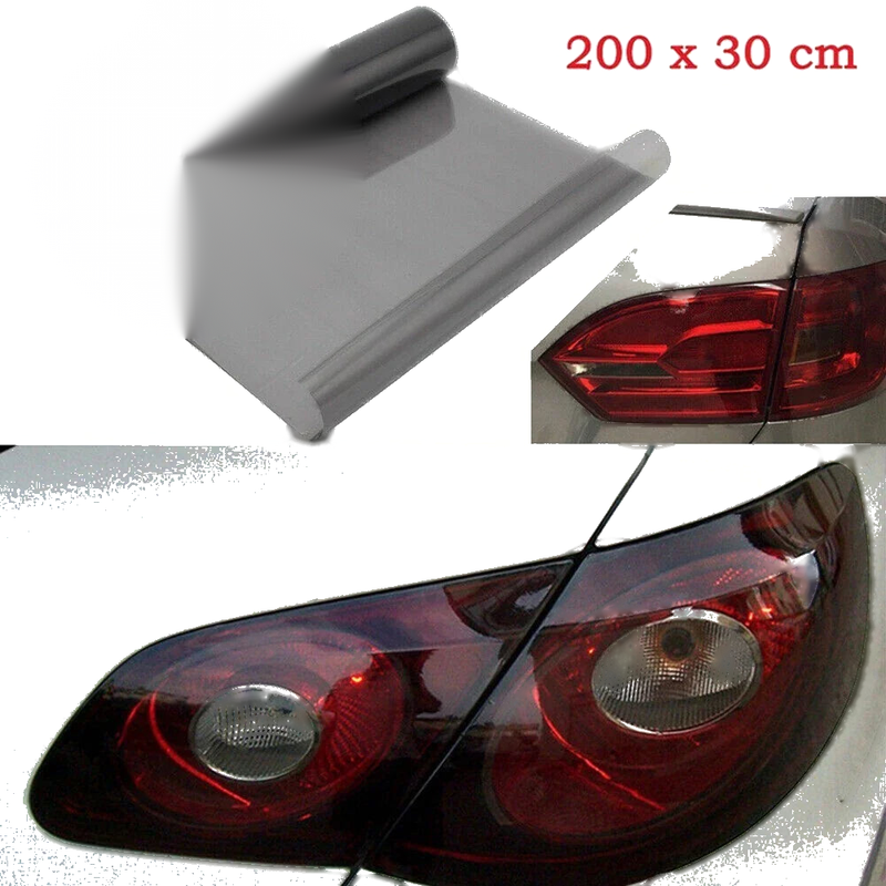 New Light Carbon Fibre Black Vinyl Car Wrap Glossy Sticker No Bubbles