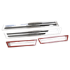 Mazda CX-5 2017-2021 Outer Door Sill Scuff Plate Cover Trim (4 x Steel)