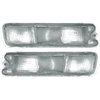 Mitsubishi Triton MK Clear Front Bumper Light Bar Lamps (1996-2006)