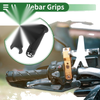 Motorcycle 2 x 7/8in 22mm Hand Grips Rubber Black