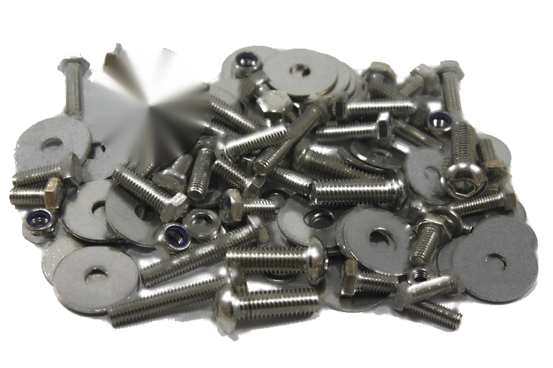 Lotus Elise S2 Stainless Steel Screws Front & Rear Clam Shell