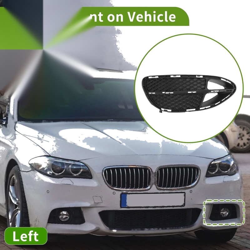 Mercedes Benz W212 Front Left Fog Light Grill (2014-2016)