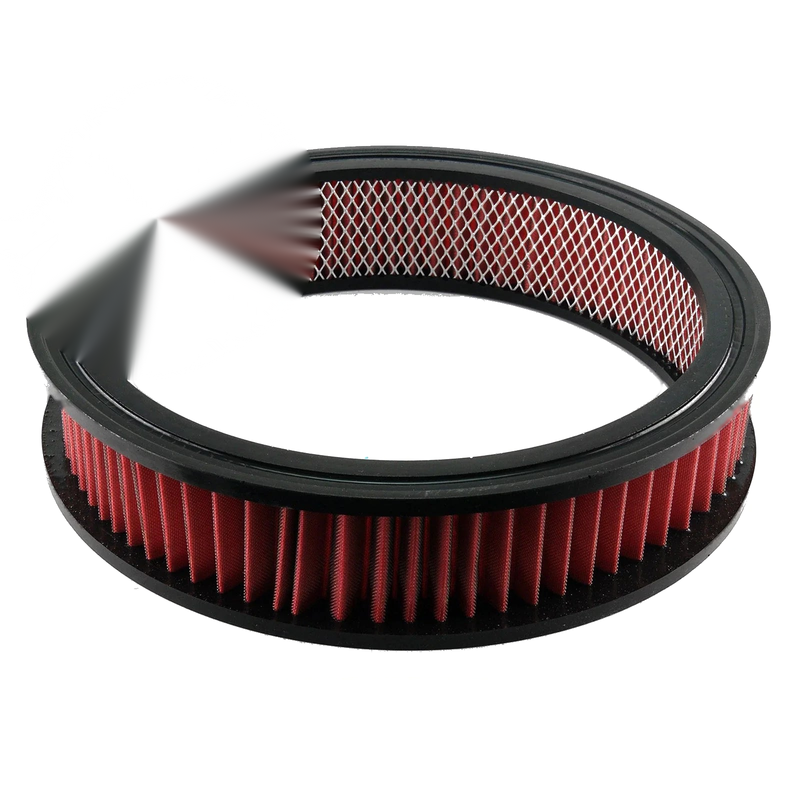 14" x 3" Red Washable Air Filter