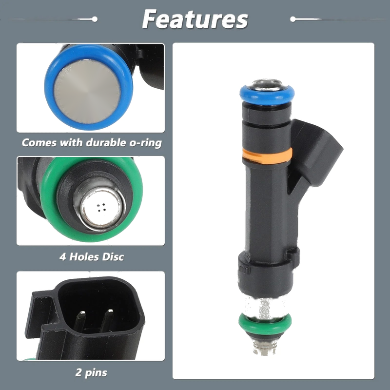 Jeep Wrangler, Dodge Caravan Fuel Injector  No.0280158119 (2007-2011)