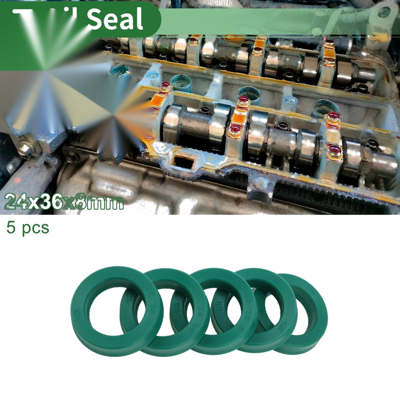 Oil Seal / 24x36x8mm / Rotary Shaft Seal TPU 5 pcs