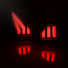 Jeep Wrangler JL Rear Bumper Reflector Tail Fog Lights Lamps (2018–2023)