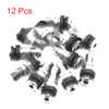Motorcycle Scooter 12 Pcs Bolt-in Metal Valve Stems Dust Caps