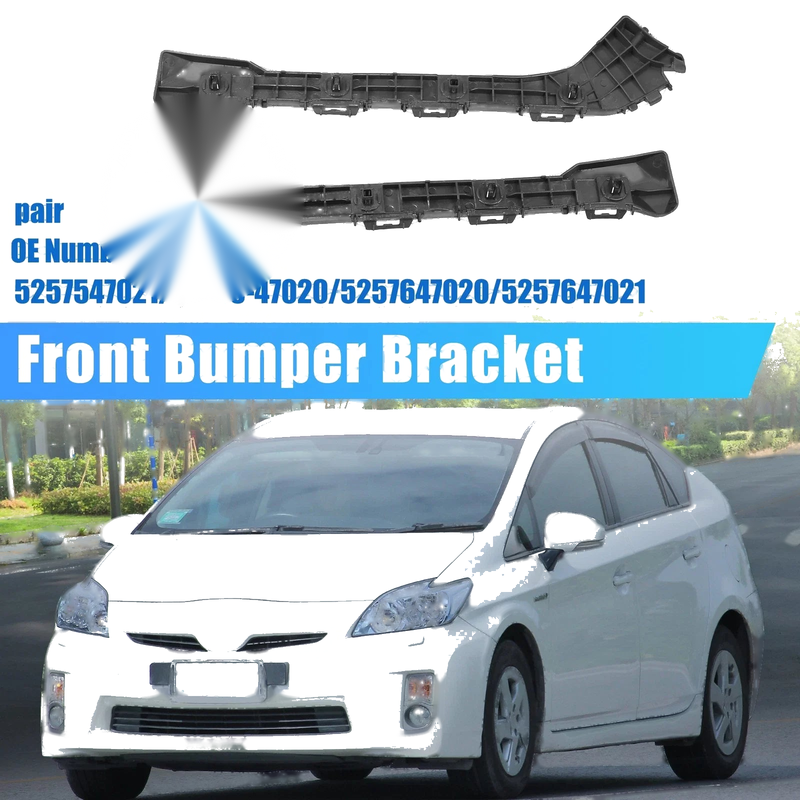 Toyota Prius Plug-In 1 Pair Bumper Bracket Side Retainer (2012–2015)