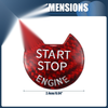 Nissan Engine Start Stop Button Cover (2015-2023)