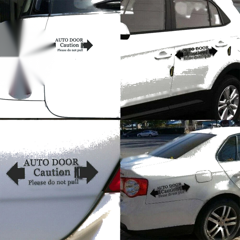 Car 1 x Auto Door Caution Do Not Pull Decal Sticker