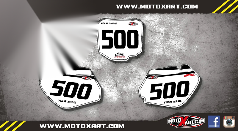 Honda CR 125 (1998-1999) Barbed Style Stickers Custom Number Plate Graphics