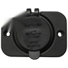 Relaxn Power Socket Twin USB-A/USB-C Flush Mount Black 12V/24V