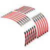 Kawasaki Ninja 1000 250 300 17" Rim Stripes Wheel Tape Decals Red (2011-2023)