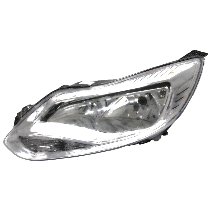 Ford Focus LW Hatch / Sedan LH+RH Chrome Non-Xenon Headlights Pair