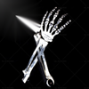 Indoor Outdoor Use Halloween Skeleton Head Bones Decorations