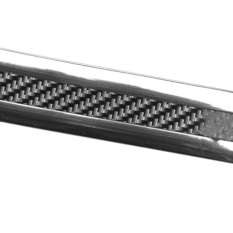 Car Accessories Carbon Fiber Style Door Sill Scuff Cover (Fits All Years)