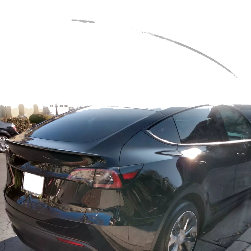 Tesla Model Y SUV (2020-2023) Pearl White Rear Boot Spoiler