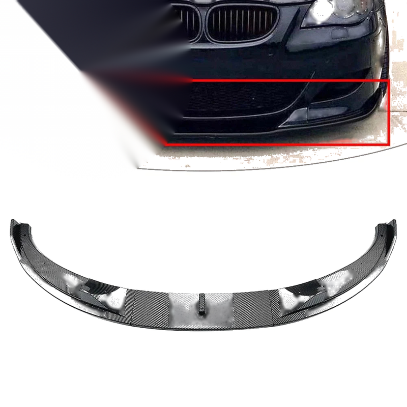 BMW 5 Series E60 E61 M5 Front Bumper Spoiler Lip Splitter (2005-2010)