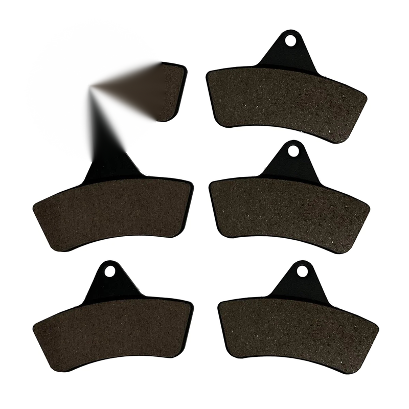 Arctic Cat 500 4x4 Front & Rear Semi-Metallic Brake Pads (1998–2004)
