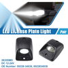 Toyota Pair White LED License Plate Light Assembly