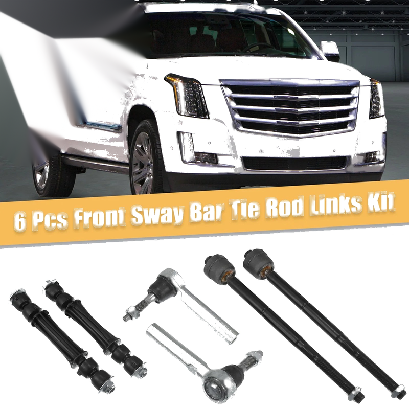 Cadillac Escalade 6 x Tie Rod Sway Bars Inner Outer (2015 - 2019)