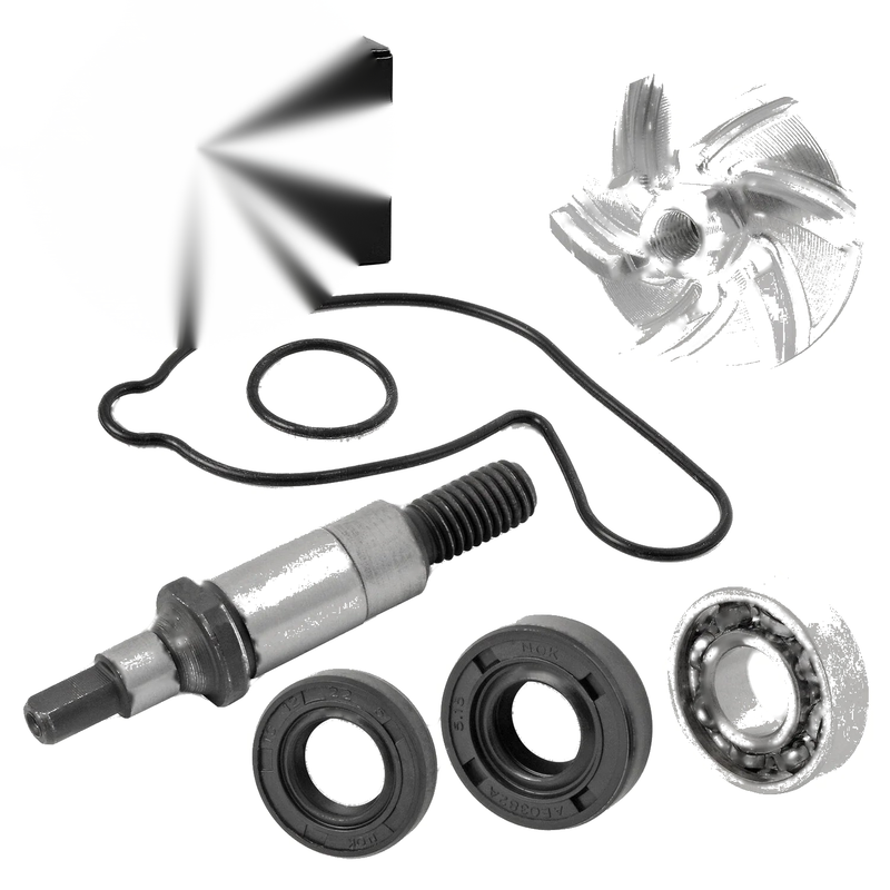 Yamaha YFZ450 Water Pump Seal Impeller Shaft Bearing Repair Kit (2004–2013)