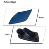 BMW 335i GT Blue Front Left Side Bumper Headlight Washer Nozzle Cover Cap
