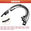 Mazda B2200 B2600 5pcs Spark Plug Wire Ignition Coil Cable (1986-1993)