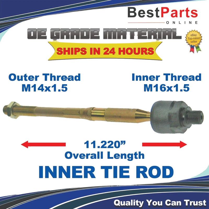 Hummer H3 14mm Steering Inner Tie Rod End (2006–2010)