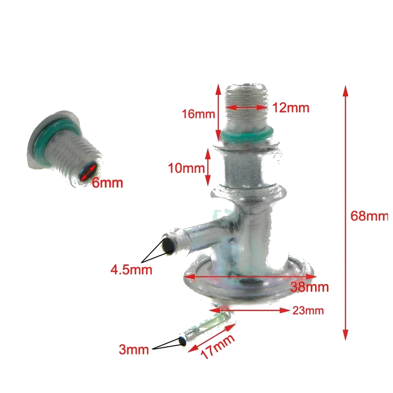 Toyota Hiace 2.4L 2RZ-E Fuel Pressure Regulator (1995-2005)