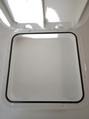Access Hatch Caravan Boat Marine White 380x380 Deluxe Walk-On with Lock
