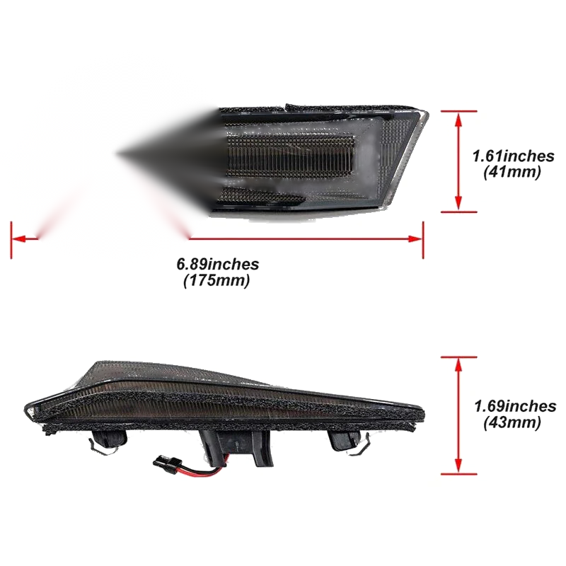 Nissan Skyline V35 Coupe LED Side Marker Lights (2002-2007)