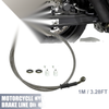 Motorcycle 1 Set 1m Hydraulic Brake/Clutch Line Hose with Screws