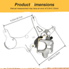 Honda CR125R CR250R Rear Brake Caliper w/pads (1997–1999)