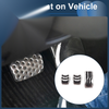 Ford Focus MK2 (2004-2011) Silver Tone 3 x Foot Accelerator Pedal Covers