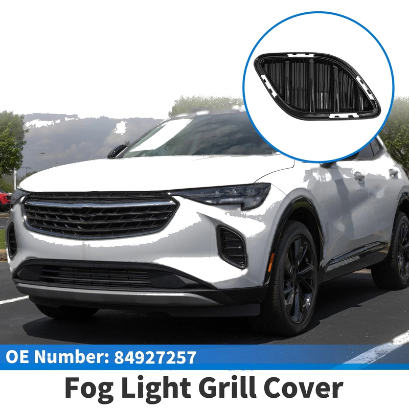 Buick Envision 1 Pc Front Right Fog Light Grill Black (2021–2023)
