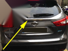 Nissan Qashqai Rogue Sport Chrome Rear Truck Cover Trim (2014-2021)