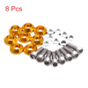 Universal Windscreen License Plate M6 Bolts Screw 8Pcs