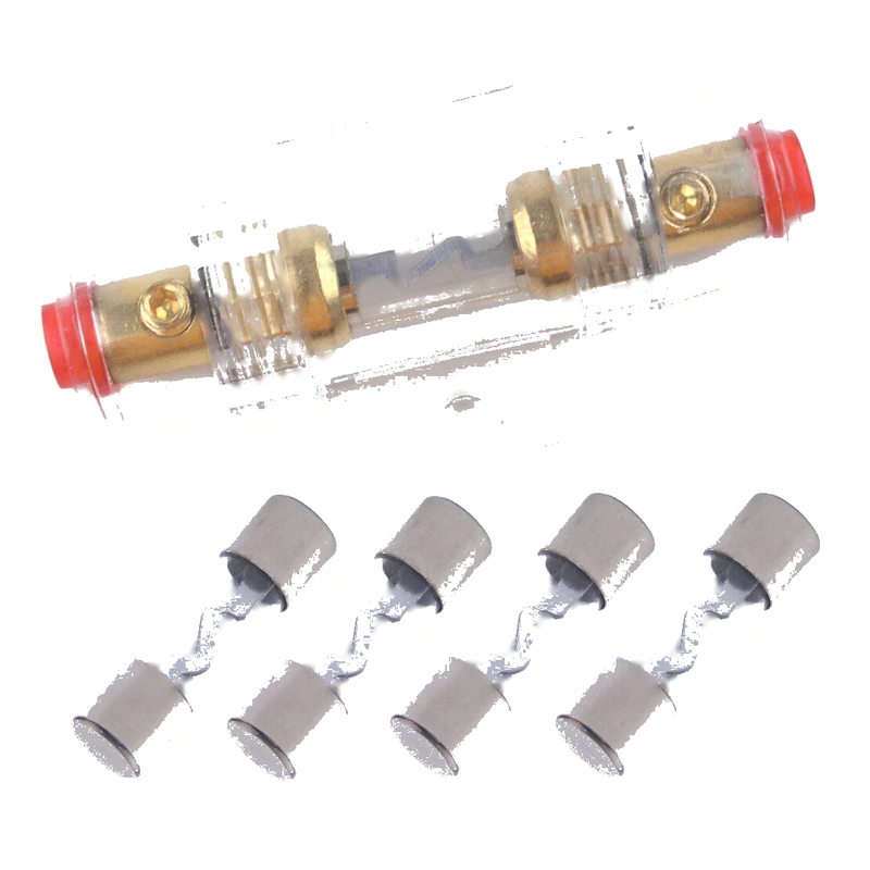 Car Stereo Audio 8 Gauge Wire AGU Fuse Box Holder + 4 x 60A Fuses (N/A)