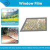 Universal Fit Static Cling Window Film Privacy Glass Sticker