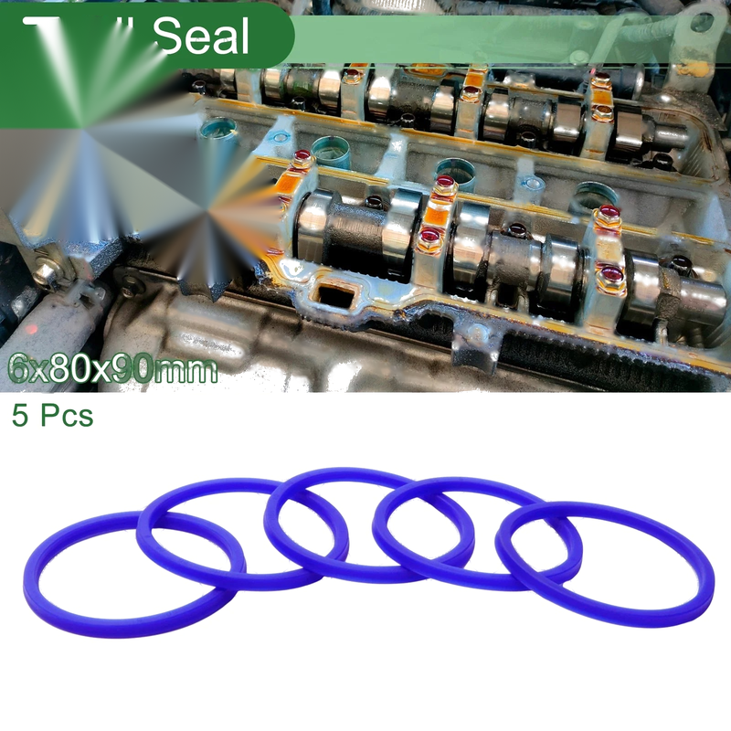 Oil Seal 80x90x6mm TPU Seal Ring Rotary Shaft Seal 5 x