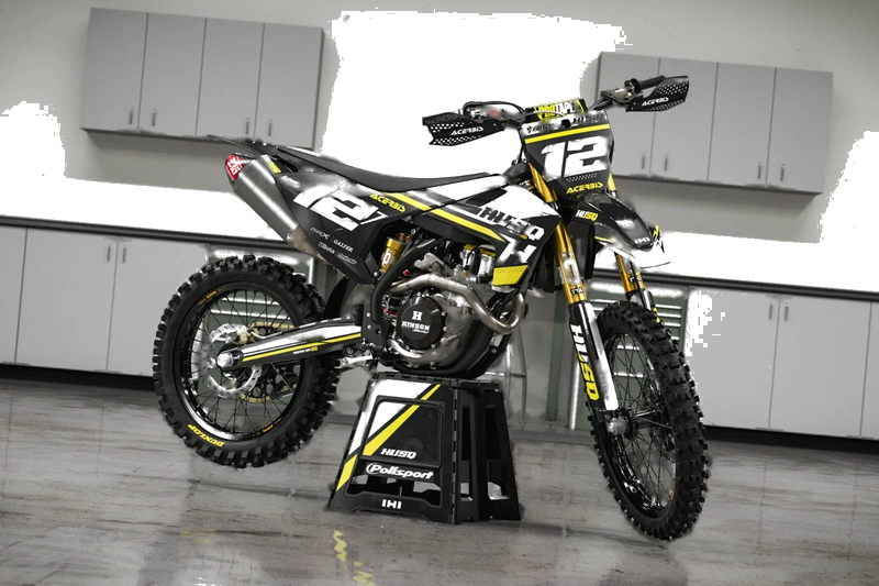 Husqvarna TC FC 250 Graphics Kit Decal Stickers HERO Style (2023-2024)