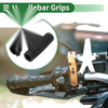 Motorcycle 7/8 22mm Hand Grips Cover TPU Black