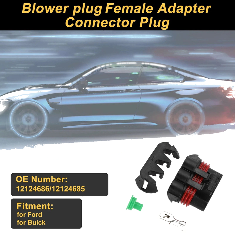 Ford Buick 1 Set 3-Pin Connector Plug