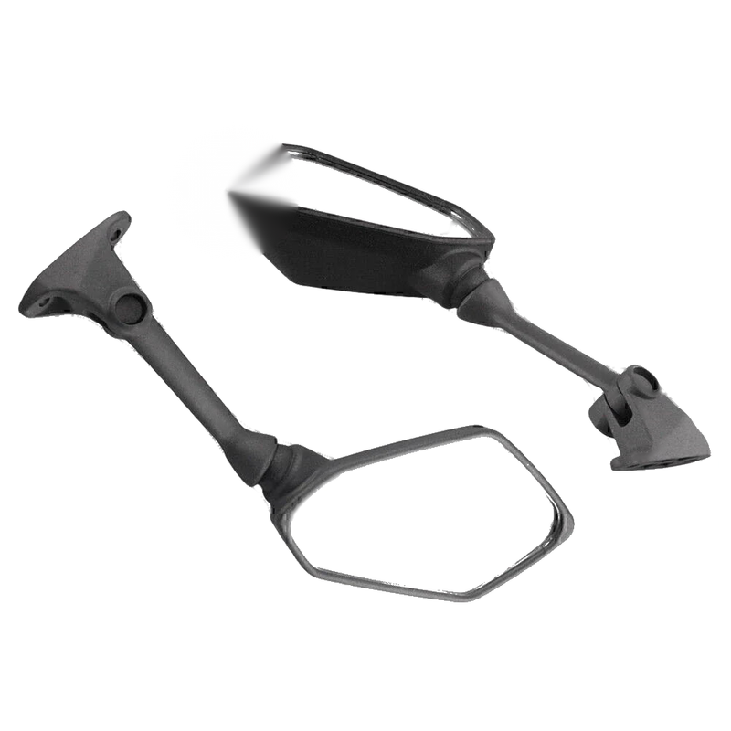 KAWASAKI NINJA ZX6R Black Left & Right Rearview Mirrors (2009-2012)